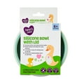 thumbnail image 5 of Parent's Choice 5" Round Silicone Bowl with Lid and Suction Cup Sage Green, 5 of 9