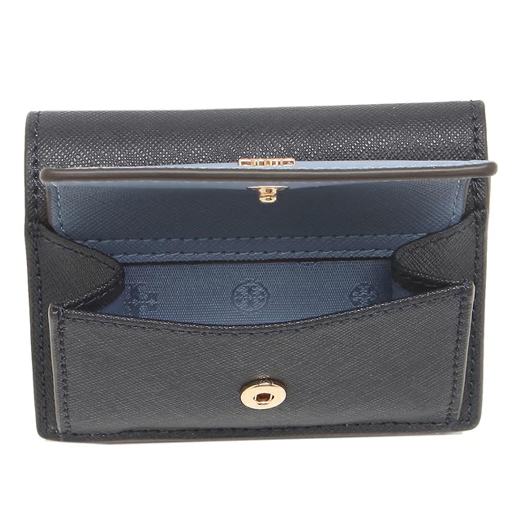 未使用TORY BURCH EMERSON FRENCH FOLD WALLET Tory Burch Women's Emerson Saffiano Leather Micro Wallet