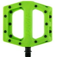 thumbnail image 1 of DMR V11 Plastic 9/16 Inch Platform Bike Pedals Green, 1 of 2