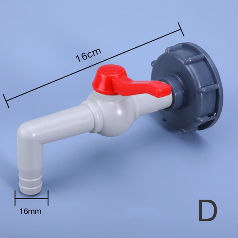 Plastic Tank Adapter Garden Hose Connector Water Tank Hose Connector Replacement 1/2 Inch