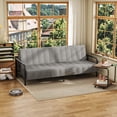 thumbnail image 3 of Sofá Cama Color Gris Homemake Furniture, Multifunción Convertible Tipo Futón,  Nueva Tecnología de Resortes, 3 of 6