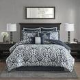 thumbnail image 3 of Home Essence Eliot 8 Piece Luxurious Jacquard Comforter Set, 3 of 6