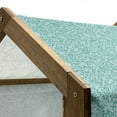 thumbnail image 5 of Turquoise Pet House, Abstract Triangle Shape in Modern Contemporary Geometrical Design Art, Outdoor & Indoor Portable Dog Kennel with Pillow and Cover, 5 Sizes, Turquoise Teal, by Ambesonne, 5 of 5