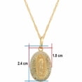 thumbnail image 2 of Gargantilla Virgen Guadalupe 45cm Chapa 18K Horoz WH55, 2 of 5