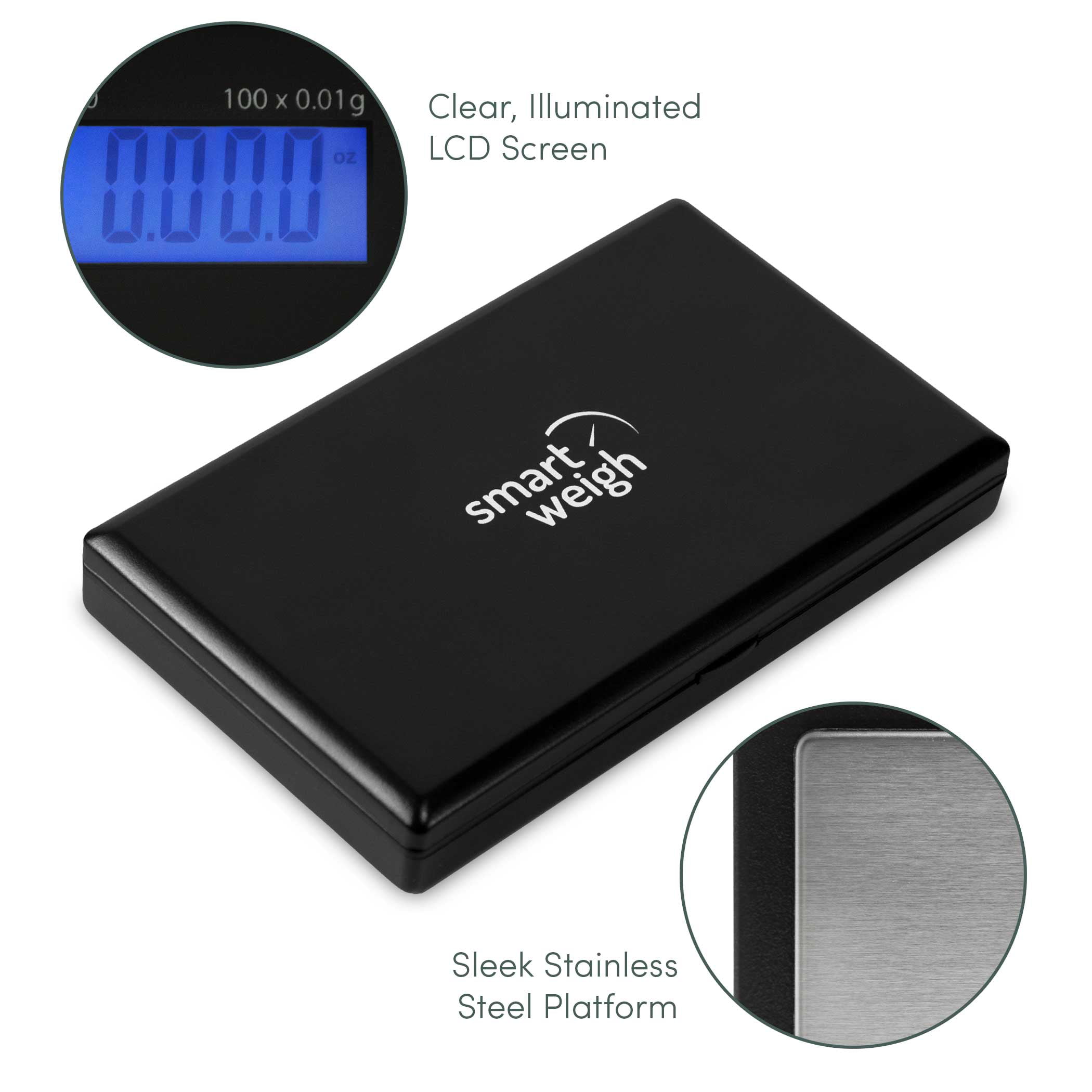 Smart Weigh SWS600 Elite Pocket Sized Digital Gram Scale for Sale