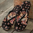 thumbnail image 3 of POLERO Women's Comfortable Flip Flops Yorkshire Dog Lightweight Summer Sandals with Non-Slip Sole, 3 of 7