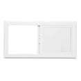 thumbnail image 6 of (31.75 x 15.75 Inch) Left Hand Sliding Vinyl Window, Single Unit, Double Pane Insulated Glass, White, 6 of 8