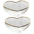thumbnail image 1 of 2 piezas de tazones de pudín de vidrio tazones de gelatina tazones de postre en forma de corazón para casa, 1 of 7