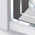 thumbnail image 3 of DreamLine Unidoor Mira 58-58 1/4 in. W x 72 in. H Frameless Hinged Shower Door in Chrome, 3 of 6