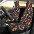 thumbnail image 2 of Sigee Orchids Flowers for Universal Car Seat Covers, Premium Car Seat Protector Set for Cars, SUVs, Trucks, 2 of 7