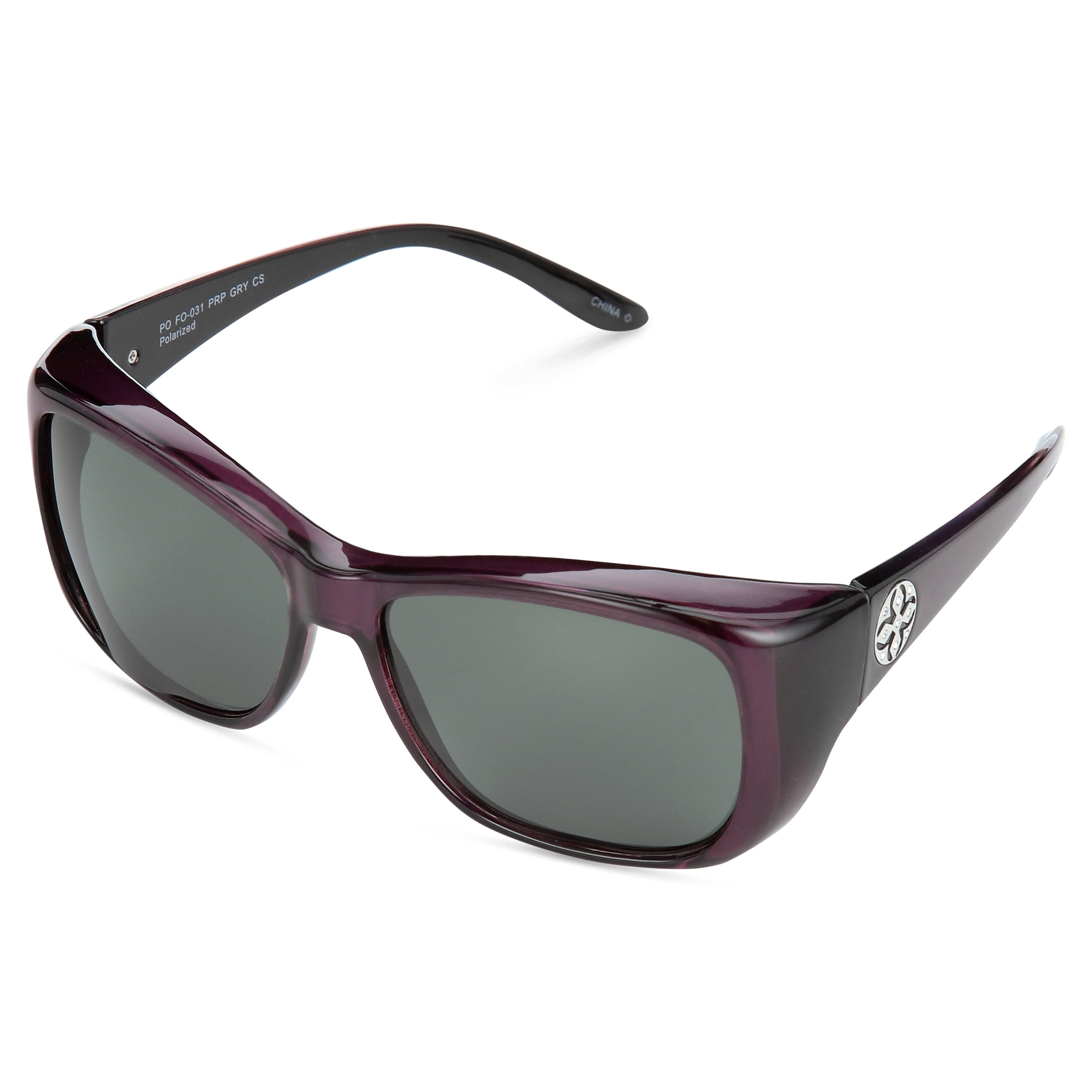 Polar Optics Women's Victoria FO-031 Fits Over Sunglasses Purple