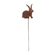 Bunny - Rusted Garden Stake