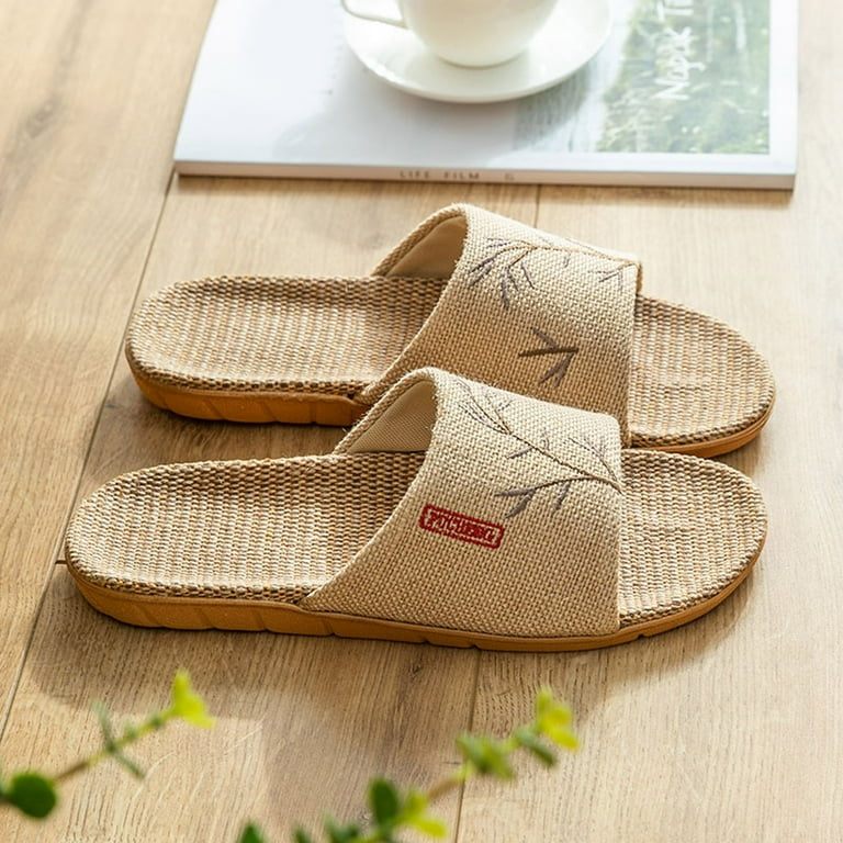 Open toe chinese online slippers