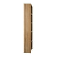 thumbnail image 3 of Prepac Moda Bookcase, Oak Storage Cabinet, Display Cabinet 31.75" W x 80" H x 12" D, OSBR-0510-1, 3 of 12