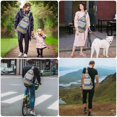 thumbnail image 7 of HAWEE Sling Backpack Chest Shoulder Bag Crossbody Cycling Travel Hiking Daypack for Men Women With Earphone Hole, 7 of 7