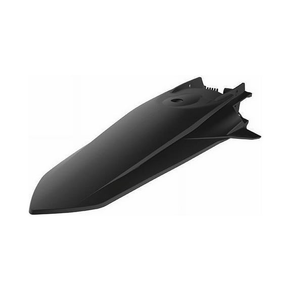 Polisport Motocross (MX) Rear Fender for KTM EXC/EXC-F & XC-W/XCF-W (2020-23) Dirt Bike – OEM Quality, Durable, Flexible & Perfect Fit – Black