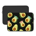 thumbnail image 3 of Bingfone Flowers Avocado Laptop Sleeve Case 13 Inch, 360° Protective Computer Carrying Bag, 3 of 9