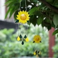thumbnail image 7 of Sunflower Wind Chimes, GRNSHTS Metal Sunflowers Window Hanging Decoration, Outdoor Metal Sunflower Wall Art Pendant Ornaments for Home Panel Patio Porch Garden Backyard Decor Gift (A), 7 of 7