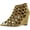 Camel, variant on BONNIBEL TRINA-2 Womens Cut Out Back Zip Wedge Sandals