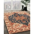 thumbnail image 2 of Ahgly Company Indoor Square Abstract Chestnut Brown Geometric Area Rugs, 5' Square, 2 of 6
