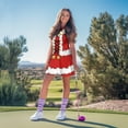 thumbnail image 4 of Yuyamidu Red Christmas Golf Dress for Women, Breathable Tennis Tank Dresses with Built in Shorts Breathable Sleeveless Workout Athletic Dresses Size 2XL, 4 of 8
