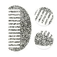 thumbnail image 2 of Unique Bargains 1 Pc Spotted Pattern Hair Comb Black Acetate Sheet, 2 of 5
