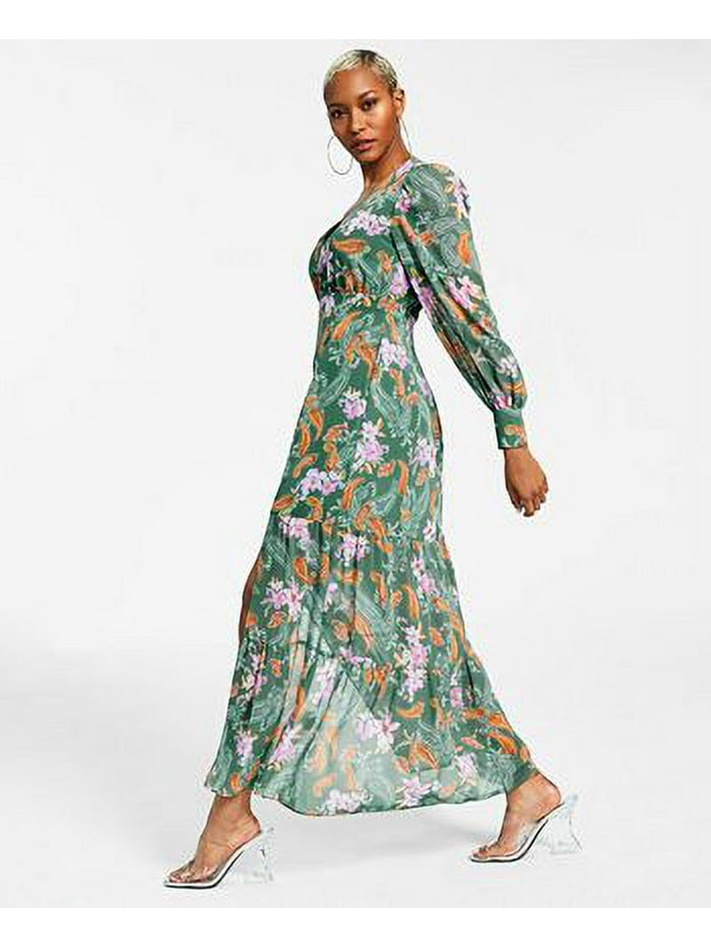 slim fit dress slacks Ever-Pretty Round Neckline Long Sleeve Empire Waist Chiffon Formal Dress main image 0