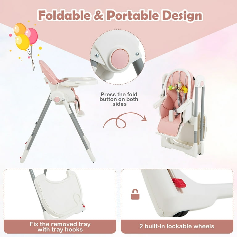 Baby elegance nup nup high chair pink new arrivals
