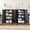 2 door Black[47.24"H], variant on Ero 47.24"H Metal Locker Storage Cabinet, Steel File Cabinet with 1 Door and 3 Adjustable Shelves