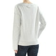 thumbnail image 2 of SANCTUARY $89 Womens New 1106 Gray Lace-up V Neck Long Sleeve Sweater XS B+B, 2 of 2