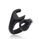 thumbnail image 2 of Anillo Punk Simple Zulema 316L Acero inoxidable Biker Negro EE. UU. 9, 2 of 8
