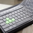 thumbnail image 5 of Meidiya 2Pcs Clear Desktop Computer Keyboard Cover Universal Desktop Computer Dustproof Waterproof Keyboard Cover Skin Protector Film Cover, 5 of 8