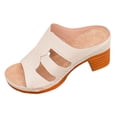 thumbnail image 1 of DAFEI Women Summer Sandals Women's Retro Chunky Heel Open Toe Sandals Summer Platform Openwork Soft Sole Comfortable Sandals, 1 of 8