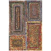 SAFAVIEH Nantucket NAN609A Handmade Charcoal Rug