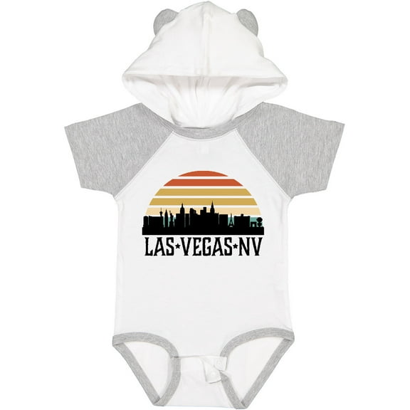 Inktastic Las Vegas Nevada Skyline Retro Boys or Girls Baby Bodysuit