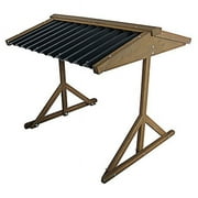 COOPS & FEATHERS Innovation Pet 242679 Double Wood Food & Water Shelter