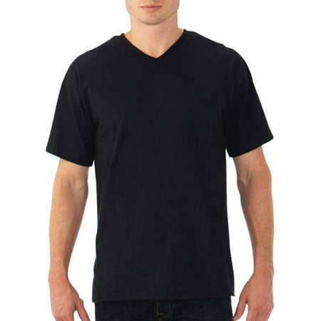 Fruit of the Loom Men's Platinum Eversoft Short Sleeve V Neck T Shirt ...