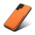 thumbnail image 6 of Case Compatible with Samsung S23 Ultra, Wallet Case Credit Card Holder ID Slot Hidden Pocket Vertical and horizontal Kickstand Back Magnetic Shockproof Cover for Samsung Galaxy S23 Ultra, Orange, 6 of 10