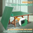 thumbnail image 5 of Table Tennis Table 8ft Green Mid-Size Ping Pong Conversion Top Foldable & Portable Table Tennis Table Top for Indoor Games,Indoor Ping Pong Table, 5 of 12
