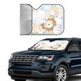 thumbnail image 3 of Kdxio Cute Animals Print Front Windshield Sun Shade,Folding Auto Sunshade for Car Truck SUV-Small, 3 of 7
