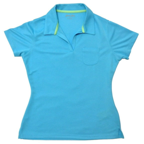 Bimini Bay Outfitters Women's Oasis Birdseye Knit Short Sleeve Polo Shirt