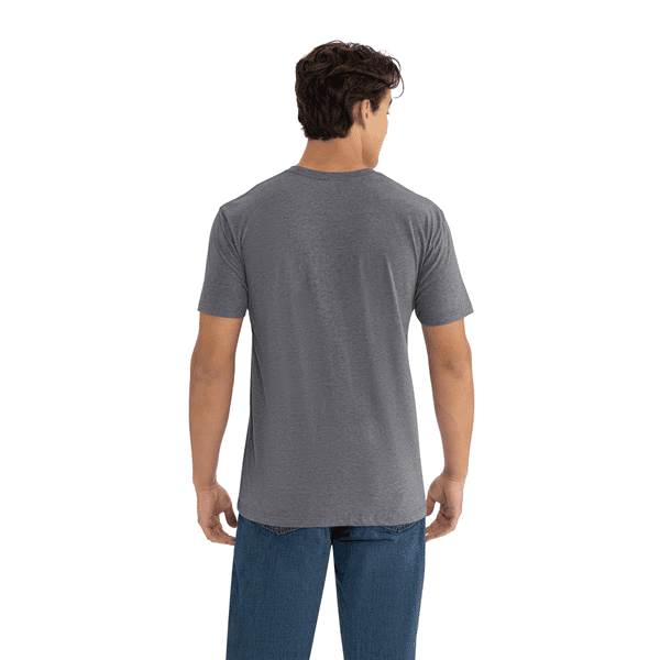 Men's Premium CVC Crew Neck T-Shirt - Soft Ring-Spun Cotton Blend Tee