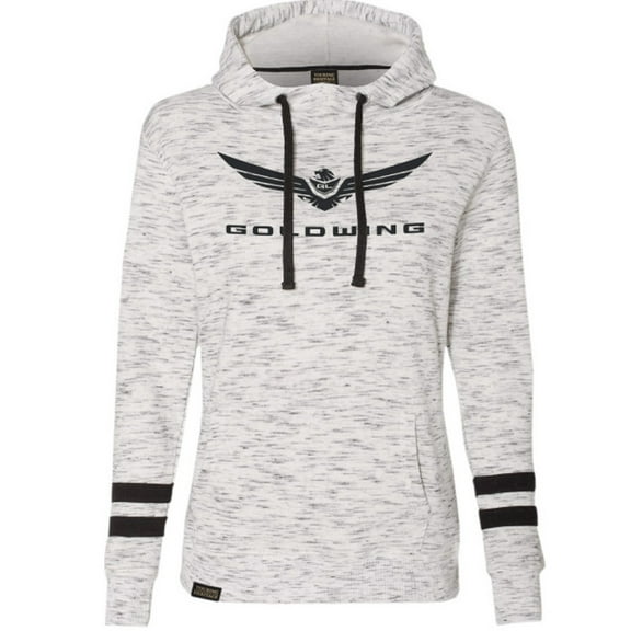 Factory Effex Goldwing Bold Womens Pullover Hoody White/Black SM