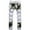 A-White, variant on Wyobmus Men's Slim Fit Stretch Jeans Elastic Mid Waist Straight Leg Denim Pant A-White