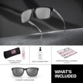 thumbnail image 3 of Oakley OO9102 Holbrook Square Shaped Polarized Sunglasses for Men - Includes Official Eyewear Kit - Matte Black Frame with Prizm Black Lens, 3 of 6