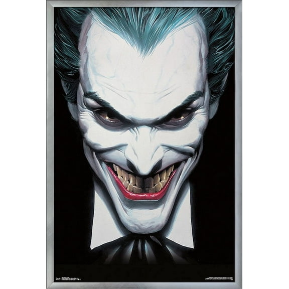 DC Comics - The Joker - Portrait Wall Poster, 22.375" x 34", Framed