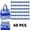 Blue, variant on 60 Pcs Insulated Food Delivery Bags – Bulk Thermal Tote for Hot & Cold Meals, Ideal for Pizza, Coffee, Catering, Restaurants & Picnics (Blue)