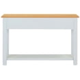 thumbnail image 6 of vidaXL Console Table Entryway Table Side Table for Hallway Solid Wood Oak, 6 of 20