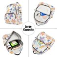 thumbnail image 5 of FORMRS Mini Backpack Purse for Women Travel Daypack Casual Shoulder Bag, Blue Retro Flower, 5 of 7