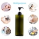 thumbnail image 4 of Paquete de 2 dispensadores de botellas con bomba de 1000ml, dispensador de loción de plástico cuadrado recargable, botella con bomba de loción vacía para champú y loción de jabón MFZFUKR BST3051556-3, 4 of 6